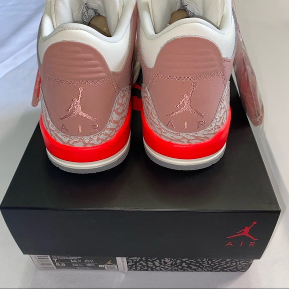 Women’s Nike Air Jordan 3 Rust Pink New size 7 - Picture 4 of 5
